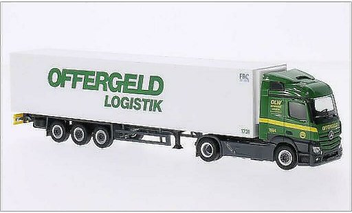 Mercedes Actros Streamspace 1/87 Herpa Offergeld coche miniatura
