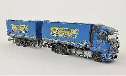 Mercedes Actros Streamspace 1/87 Herpa Rieck Wechselgardinen-HZ coche miniatura