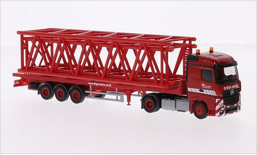 Mercedes Actros Streamspace 1/87 Herpa Riga Mainz 2011 coche miniatura