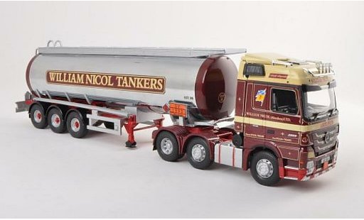 Mercedes Actros Base 1/50 Corgi Tanksattelzug William Nicol Tankers coche miniatura