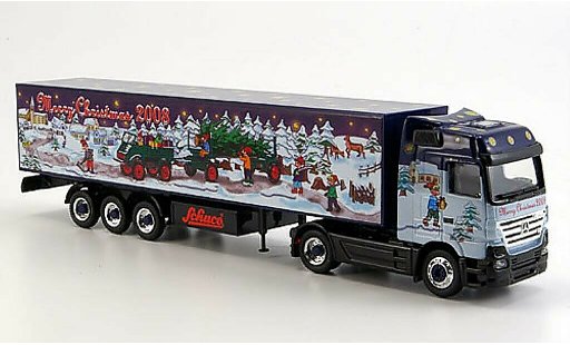 Mercedes Actros Base 1/87 Schuco V8 maleterosattelzug Weihnachten 2008 coche miniatura