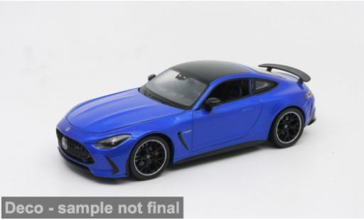 Mercedes AMG GT 1/24 Welly blau/schwarz 1:24 coche miniatura