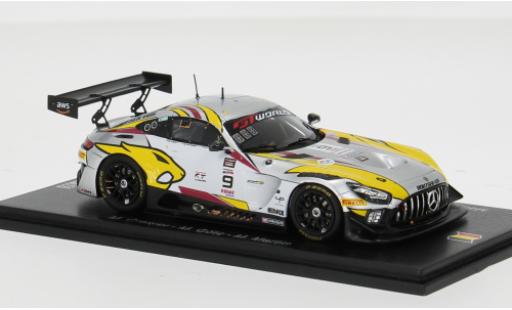Coche miniatura Mercedes AMG GT GT3 3 EVO 24h Spa 2025 Boutsen VDS #9 M.Grenier/M.G&Atilde;&para;tz 1/43 Spark