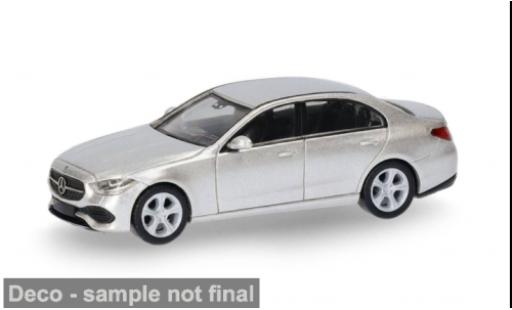 Coche miniatura Mercedes Classe C silber 1/87 Herpa