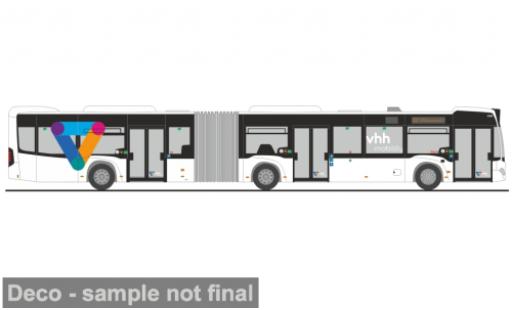 Coche miniatura Mercedes Citaro G 2012 VHH Mobility 1/87 Rietze