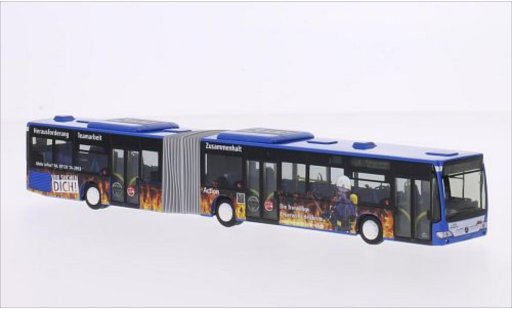 Mercedes Citaro G 1/87 Rietze E4 Stadtwerke Heilbronn - FW Heilbronn coche miniatura