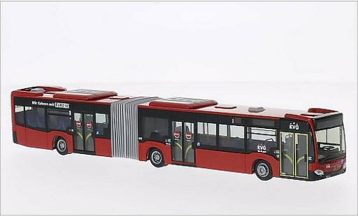 Mercedes Citaro G 1/87 Rietze Euro 6 KVG Kiel coche miniatura