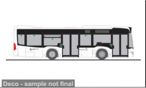 Mercedes Citaro 1/87 Rietze K 2012 Salzburg Verkehr (A) 1:87 coche miniatura