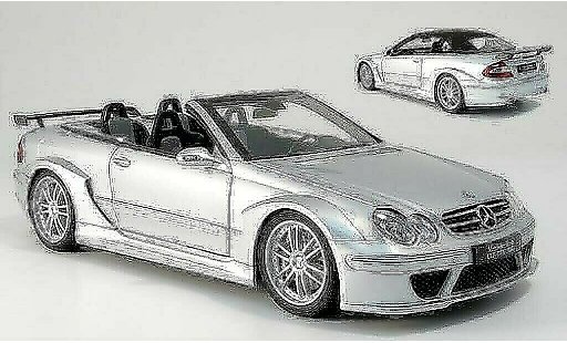 Mercedes C DTM 1/18 Kyosho K AMG Descapotable gris coche miniatura