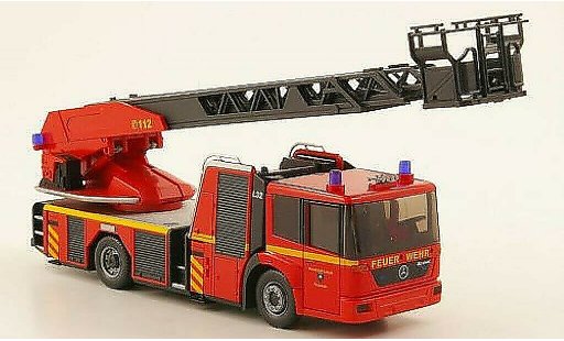 Mercedes Econic Feuerwehr 1/87 Wiking DL 32 Bomberos Lubeck coche miniatura