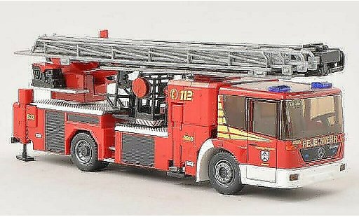 Mercedes Econic Feuerwehr 1/87 Wiking Metz B32 Bomberos Straelen Hubrettungsbuhne coche miniatura