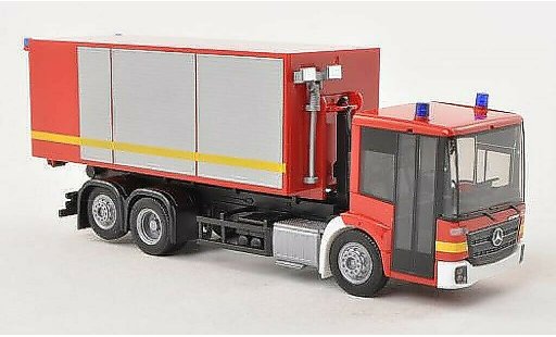 Mercedes Econic Feuerwehr 1/87 Herpa Wechsellader-LKW Bomberos coche miniatura
