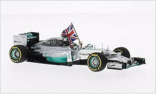 Mercedes F1 2014 1/43 Spark W05 Hybrid No.44 GP Petronas formula 1 GP Abu Dhabi coche miniatura