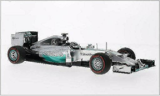 Mercedes F 2014 1/18 Spark W05 Hybrid No.6 AMG formula 1 Team Petronas formula 1 GP Monaco coche miniatura