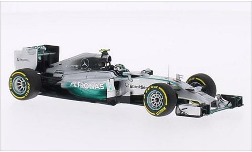 Mercedes F1 2014 1/43 Minichamps W05 Hybrid No.6 AMG Petronas Team Petronas formula 1 GP Abu Dhabi coche miniatura