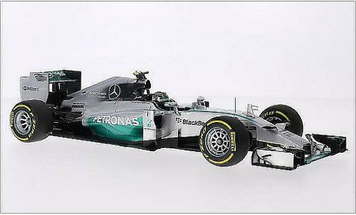 Mercedes F1 2014 1/18 Minichamps W05 Hybrid No.6 AMG Petronas Team Petronas GP Abu Dhabi coche miniatura