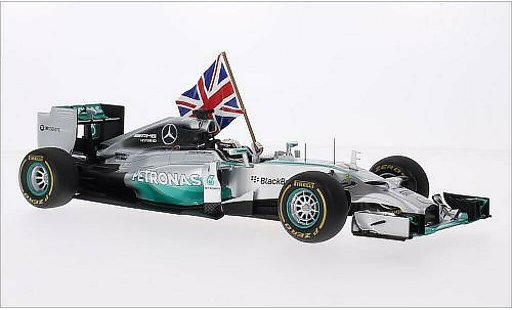 Mercedes F1 2014 1/18 Spark W05 No.44 formula 1 GP Abu Dhabi coche miniatura