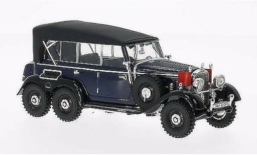 Mercedes G4 Base 1/43 Signature azul cerrado 1938 coche miniatura