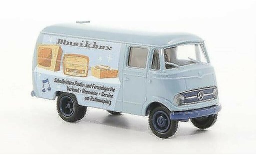 Mercedes L319 Kastenwagen 1/87 Brekina furgoneta Musikbox coche miniatura