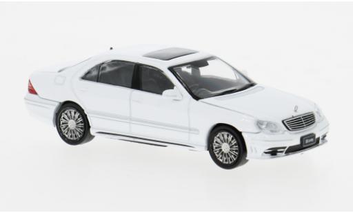 Mercedes Classe S 1/64 Tarmac Works weiss 1:64 coche miniatura