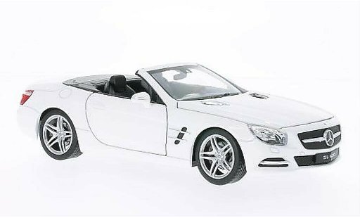 Mercedes Classe SL 500 1/24 Welly (R231) blanco 2012 coche miniatura