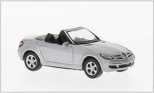 Mercedes Classe SLK Base 1/87 Welly 350 metalico gris coche miniatura