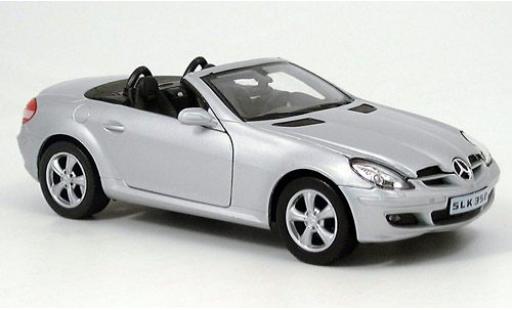 Coche miniatura Mercedes Classe SLK 1/24 Welly SLK 350 silber 1:24 Mercedes Classe SLK 1/24 Welly SLK 350 silber 1:24 coche miniatura