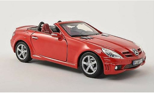 Mercedes Classe SLK AMG 1/18 Motormax 55 (R171) rojo coche miniatura