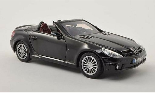 Mercedes Classe SLK AMG 1/24 Motormax 55 (R171) negro coche miniatura