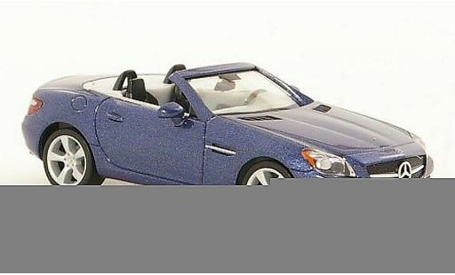 Mercedes Classe SLK Base 1/87 Herpa (R172) azul 2011 coche miniatura