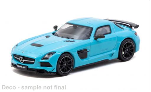Coche miniatura Mercedes SLS AMG blau 2012 1/64 Tarmac Works