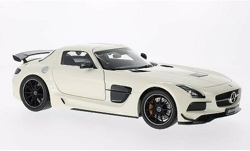 Mercedes SLS Black Series 1/18 Minichamps AMG (C197) negro blanco 2013 coche miniatura