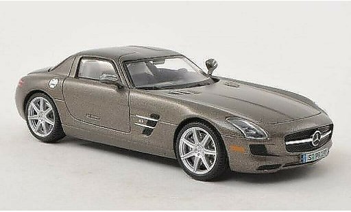 Mercedes SLS Coupe 1/43 IXO AMG (C197) mate-gris coche miniatura