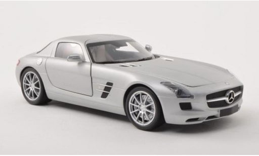 Mercedes SLS Coupe 1/18 Minichamps AMG (C197) mate-gris 2010 coche miniatura