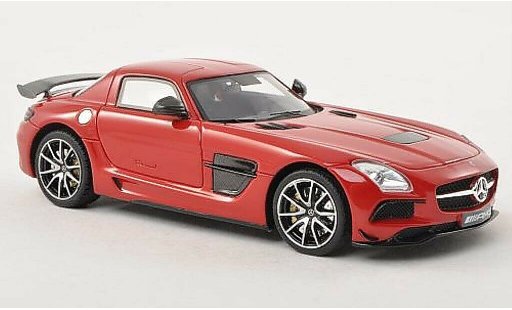 Mercedes C Black Series 1/43 Minichamps AMG Coupe negro (C197) rojo 2013 coche miniatura