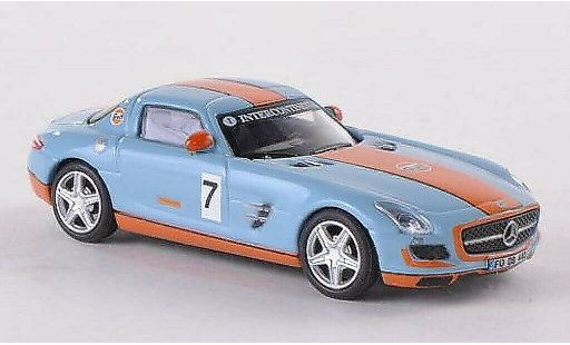 Mercedes C Coupe 1/87 Schuco AMG Gulf coche miniatura