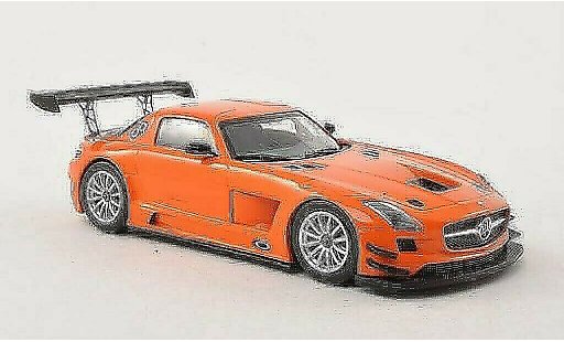 Mercedes SLS GT3 1/43 Minichamps AMG naranja Plain Body Version 2011 coche miniatura