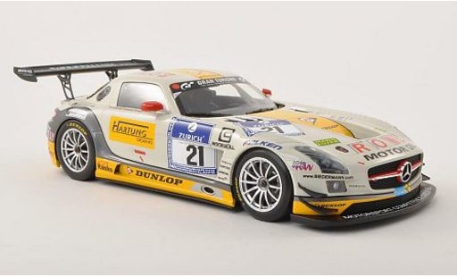 Mercedes SLS GT3 1/18 Minichamps AMG No.21 Rowe Racing 24h Nurburgring 2013 /Hohenadel coche miniatura