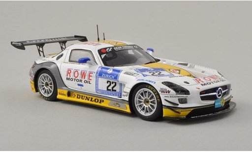 Mercedes SLS GT3 1/43 Spark AMG No.22 ROWE/Biedermann 24h Nurburgring 2013 /N.Bastian coche miniatura