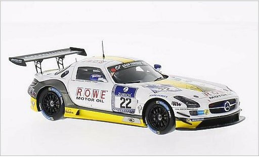 Mercedes SLS GT3 1/43 Spark AMG No.22 Rowe Racing 24h Nurburgring 2014 /M.Engel coche miniatura