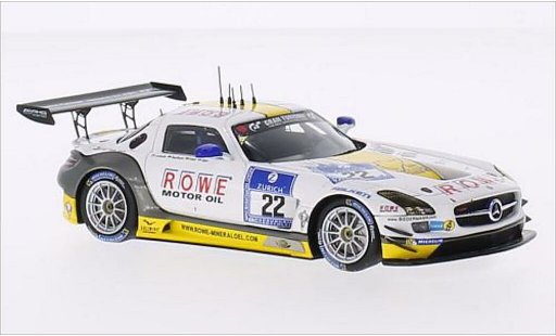 Mercedes SLS GT3 1/43 Spark AMG No.22 ROWE Racing 24h Nurburgring 2015 /R.van coche miniatura