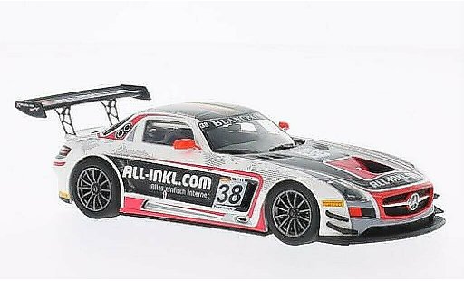 Mercedes SLS GT3 1/43 Minichamps AMG No.38 All-Inkl.Com. Munnich Motorsport FIA GT1 Weltmeister 2012 /Winkelhock coche miniatura