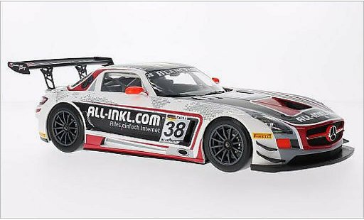 Mercedes SLS GT3 1/18 Minichamps AMG No.38 Munnich Motorsport FIA GT1 World Championship 2012 /M.Winkelhock coche miniatura