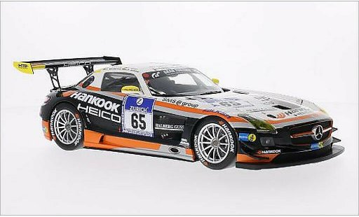 Mercedes SLS GT3 1/18 Minichamps AMG No.65 Hankook-Team Heico Hankook 24h Nurburgring 2012 /A.Margaritis coche miniatura