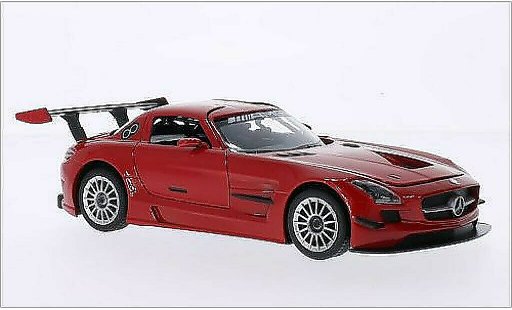 Mercedes SLS GT3 1/24 Motormax AMG rojo coche miniatura