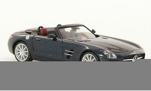 Mercedes SLS Roadster 1/87 Herpa AMG (R197) azul 2011 coche miniatura