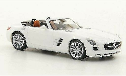 Mercedes SLS Roadster 1/87 Herpa AMG (R197) blanco 2011 coche miniatura