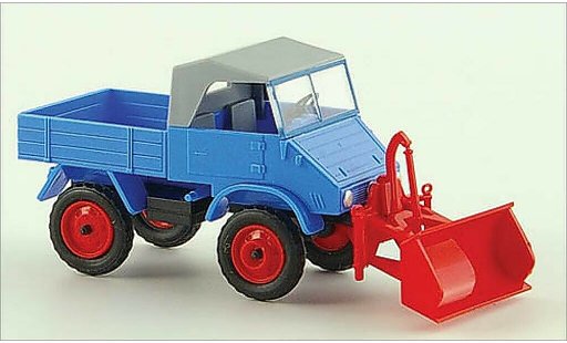Mercedes Unimog 406-425 1/87 Epoche 411 azul coche miniatura