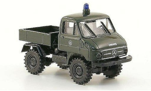 Mercedes Unimog 406-425 1/87 Brekina 411 plataforma Polic&iacute;a coche miniatura