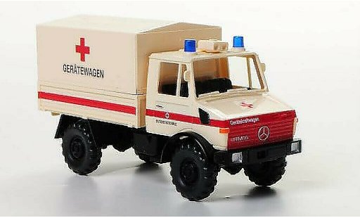 Mercedes Unimog Base 1/87 Wiking U 1300 L DRK Geratewagen coche miniatura